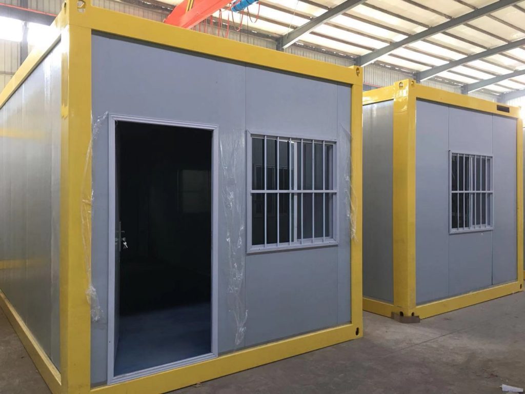 中鐵集團(tuán)豐益橋項(xiàng)目所用的單間打包箱房